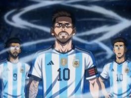 Mondiali, Messi e l’Argentina diventano… un anime