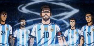 Mondiali, Messi e l’Argentina diventano… un anime
