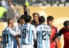 Spagna-Argentina, maxi rissa, infortuni e un rosso. E Messi prova a far espellere Cucurella