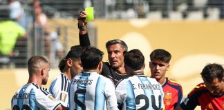 Spagna-Argentina, maxi rissa, infortuni e un rosso. E Messi prova a far espellere Cucurella