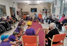 Gonzaga, sport che unisce generazioni: bambini e anziani insieme alla Rsa Tulipani