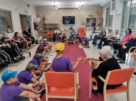 Gonzaga, sport che unisce generazioni: bambini e anziani insieme alla Rsa Tulipani
