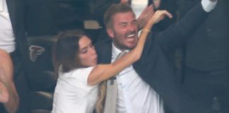 Inghilterra segna e Victoria Beckham questa volta… esulta