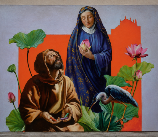 Madonnari di Grazie, svelata l’immagine ufficiale dedicata al messaggio di San Francesco