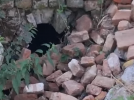 Crollo alle mura gonzaghesche dopo la tromba d’aria: le pietre cadute ostruiscono il canale