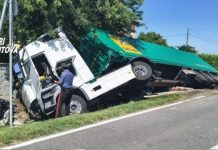 Due camion fuori strada nel pomeriggio a Castel d’Ario e Pegognaga
