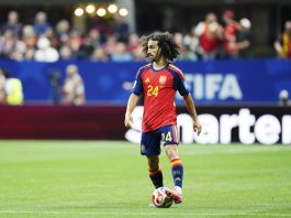Spagna-Austria, gol annullato a Cucurella per fallo su portiere: cosa è successo