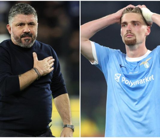 Lazio, Gattuso litiga con Taylor e lo caccia dall’allenamento