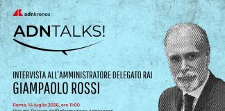 Rai, l’ad Giampaolo Rossi domani alle 11 ospite dell’Adnkronos