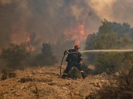 Maxi incendio a Creta, morti due vigili del fuoco: bruciati vivi intrappolati nelle fiamme
