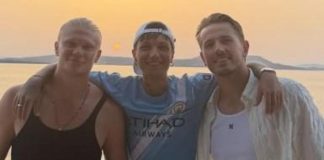La strana coppia dell’estate, Ultimo in barca con Haaland