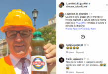 L’azzurro Baldelli e la parodia di Gualtieri: “Quando in piazza esplode calura bevete tè Gualthè…”