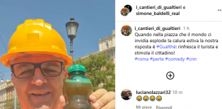 L’azzurro Baldelli e la parodia di Gualtieri: “Quando in piazza esplode calura bevete tè Gualthè…”