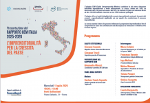 Rapporto Gem Italia 2025-26 di Universitas Mercatorum, tasso attivazione 11%, Italia 30ma su 48 paesi