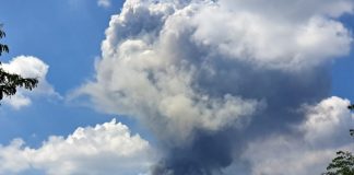 Vasto incendio a Lonato, la nube di fumo ben visibile da Castiglione