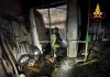 Castiglione, magazzino in fiamme vicino all’impianto di biogas: i vigili del fuoco evitano il peggio