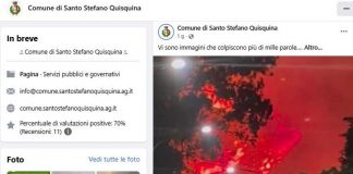 Agrigento, vasto incendio raggiunge centro abitato di Santo Stefano Quisquina: evacuate decine di case