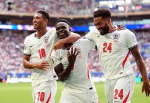 Finalina-show tra Francia e Inghilterra, triplo Saka nel 4-6 che vale il bronzo