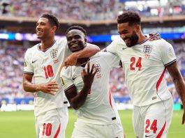 Finalina-show tra Francia e Inghilterra, triplo Saka nel 4-6 che vale il bronzo