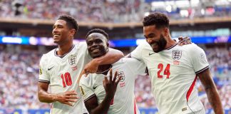 Finalina-show tra Francia e Inghilterra, triplo Saka nel 4-6 che vale il bronzo