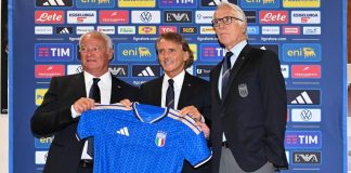 La Nazionale riparte dal tridente Malagò-Mancini-Ranieri: “Vogliamo vincere e riportare i giovani a vedere l’Italia ai Mondiali”