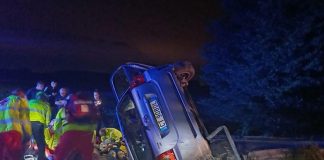 Auto fuori strada nel Mantovano, morto 38enne: gravi i figli di 5 e 10 anni