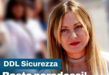 Meloni: “Se commetti un reato non puoi pretendere risarcimento per i danni subiti, non è giusto”