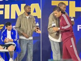 Messi ‘ignorato’ da Durant, De la Fuente fischiato: la conferenza show prima della finale dei Mondiali