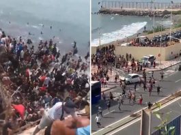 Spagna, emergenza migranti a Ceuta: migliaia entrano dal Marocco in poche ore