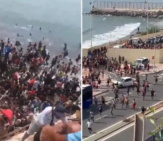 Spagna, emergenza migranti a Ceuta: migliaia entrano dal Marocco in poche ore