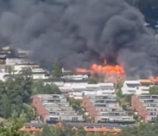 Norvegia, incendio fuori controllo: oltre 100 case distrutte