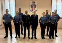 Carabinieri, nel Mantovano sette nuovi marescialli: ad accoglierli il Col.Vigliotta e il Prefetto Bolognesi