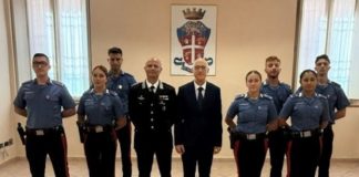 Carabinieri, nel Mantovano sette nuovi marescialli: ad accoglierli il Col.Vigliotta e il Prefetto Bolognesi