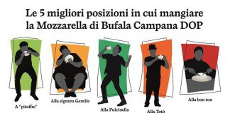In estate aumenta voglia di Bufala Campana Dop, ecco le 5 ‘posizioni’ in cui mangiarla per gustarla al top
