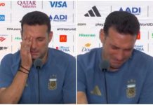 Argentina, Scaloni scoppia a piangere e abbandona conferenza