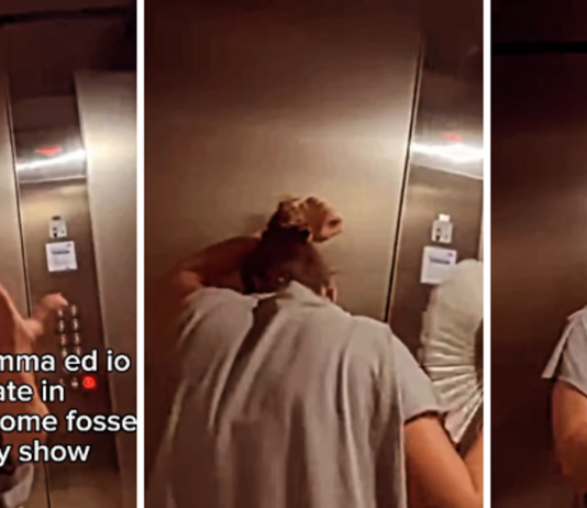 Emma bloccata in ascensore, il video diventa virale: “Tutte a me succedono…”