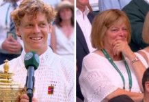 Sinner, il trionfo a Wimbledon e la fuga di mamma Siglinde: “Sei uscita…”
