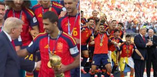 Mondiali, Spagna alza la coppa… insieme a Trump