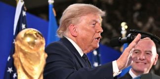“Se la tua squadra perde…”, la battuta a Infantino: anche per Trump Argentina favorita?