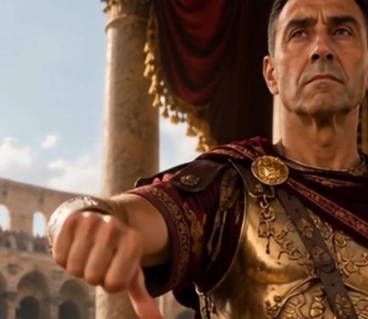 Vannacci come un gladiatore fa ‘giustiziare’ Schlein e Conte in video Ia, opposizioni insorgono