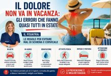 In estate il dolore non va in vacanza. Le regole della fisiatra “per evitare mal di schiena e cervicale”