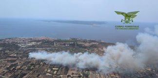 Incendio in Sardegna, evacuate suore e famiglia a San Gregorio
