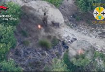 Sorpreso dal drone a incendiare bosco, arrestato allevatore nel vibonese