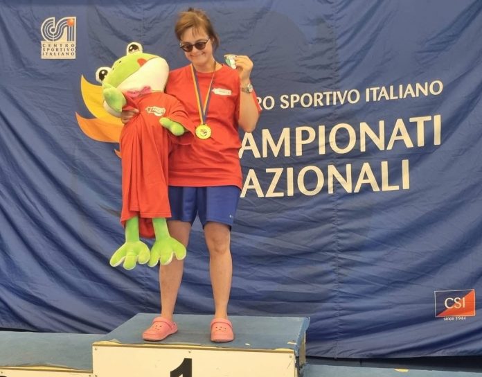 Giulia Bisi pluricampionessa di nuoto