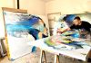 Arte collettiva con Ivan Lorenzo Frezzini alla Galleria del Premio Suzzara
