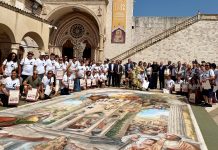 I Madonnari delle Grazie conquistano Assisi, colori ed emozioni nel segno di San Francesco