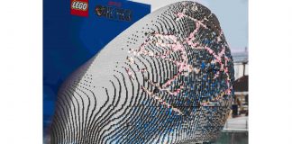 Gardaland, la balena Laboon prende forma con oltre 25mila mattoncini Lego