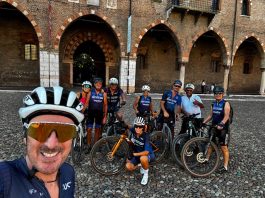Da Adria a Mantova in bicicletta e poi il Garda: l’avventura di venti cicloamatori