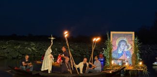 La Madonna arriva dal lago, Busca: “La pace non è un compromesso facile”