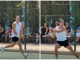 Alcaraz, show in allenamento e ritorno in campo vicino